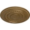 Ekena Millwork Oldham Ceiling Medallion (Fits Canopies up to 8 5/8"), Hand-Painted Pale Gold, 18"OD x 1 1/4"P CM18OLPAS - alternate 3